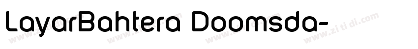 LayarBahtera Doomsda字体转换
